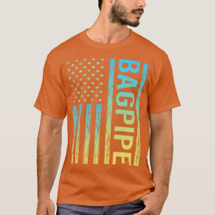Gradient-Flagge 02 Dudelsack Dudelsackspieler T-Shirt