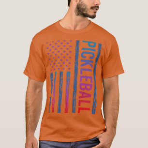 Gradient-Flagge Pickleball T-Shirt