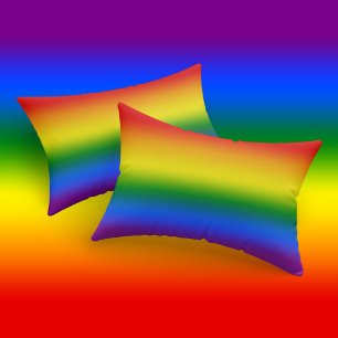 Gradient Gay Rainbow Prilag LGBTQ Kissenbezug