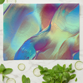 Gradient gefärbte Felsdüne mit weichem, hellem Geschirrtuch