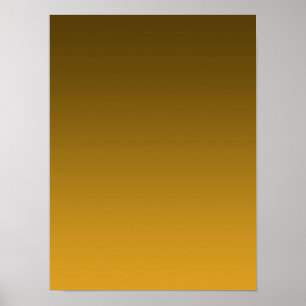Gradient Gelb - hell bis tief Stimmungs-Hintergr Poster