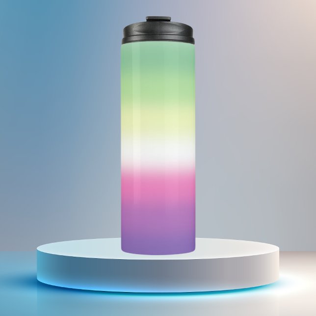 Gradient Genderfade Pride Flag Thermosbecher (Von Creator hochgeladen)
