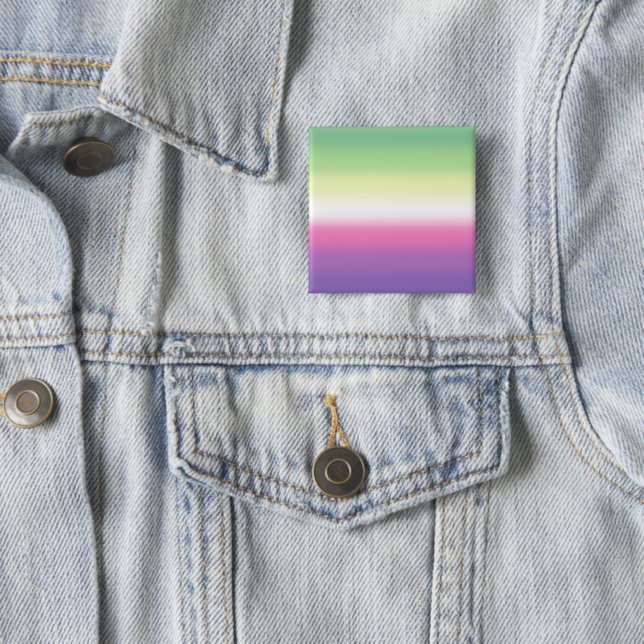 Gradient Genderfea Pride Flag - Genderdosflagge Button (Beispiel)