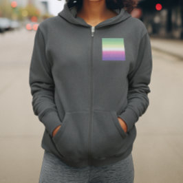 Gradient Genderfea Pride Flag - Genderdosflagge Hoodie