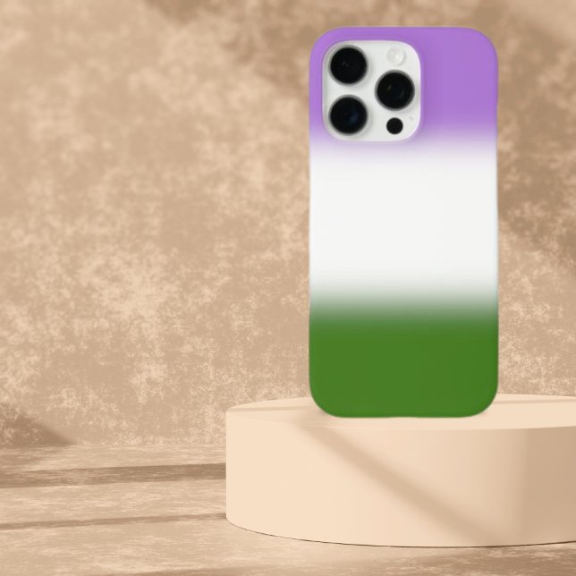 Gradient Genderqueer Pride Flag - Genderqueer Flag Case-Mate iPhone Hülle (Von Creator hochgeladen)