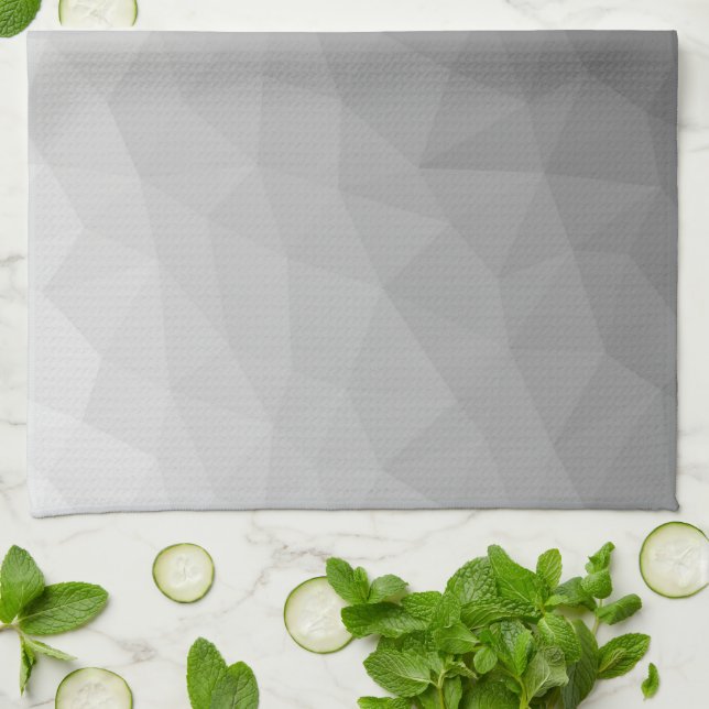 Gradient Geometric Mesh Pattern Geschirrtuch (Gefaltet)