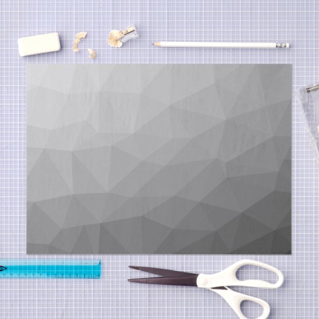 Gradient Geometric Mesh Pattern Seidenpapier (Handwerk)