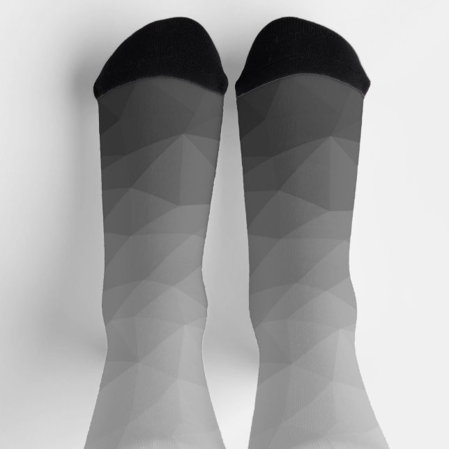 Gradient Geometric Mesh Pattern Socken (Oben)