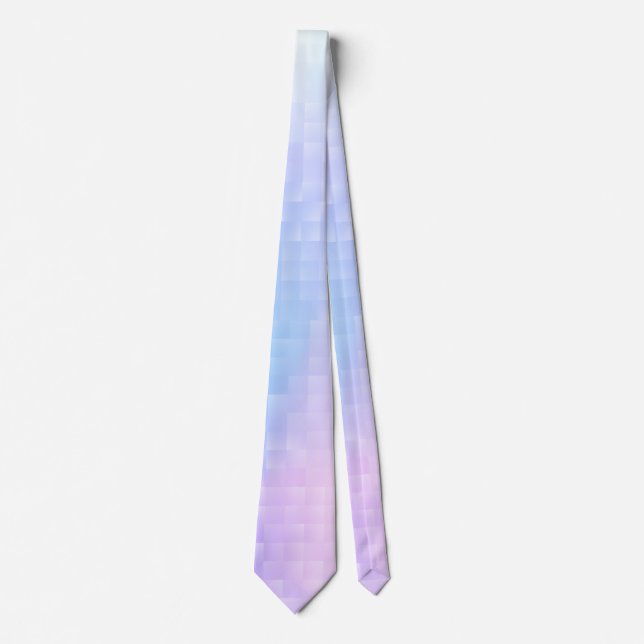 Gradient Geometrisch Holografisch Krawatte (Vorderseite)