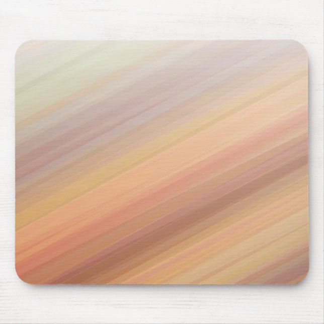Gradient gestreiften Sonnenuntergang Orange Braune Mousepad (Vorne)