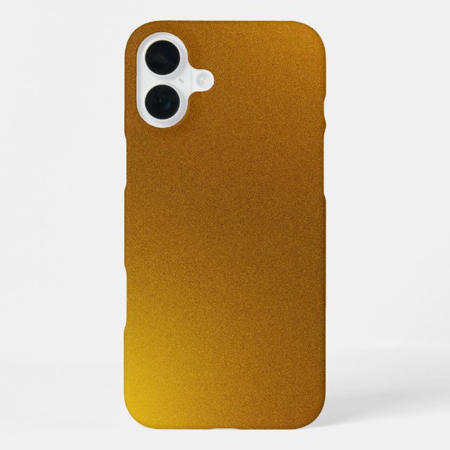 Gradient Goldenfarbe  iPhone Hülle (Rückseite)