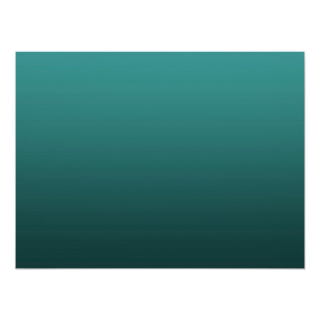 Gradient Green - deep to light | Mood Background | Poster (Vorderseite)