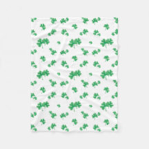 Gradient Green Irish Kleeblatt Pattern
