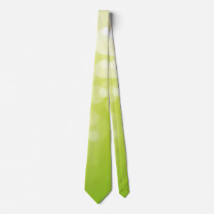 Gradient Green Yellow Christmas Neck Tie Krawatte