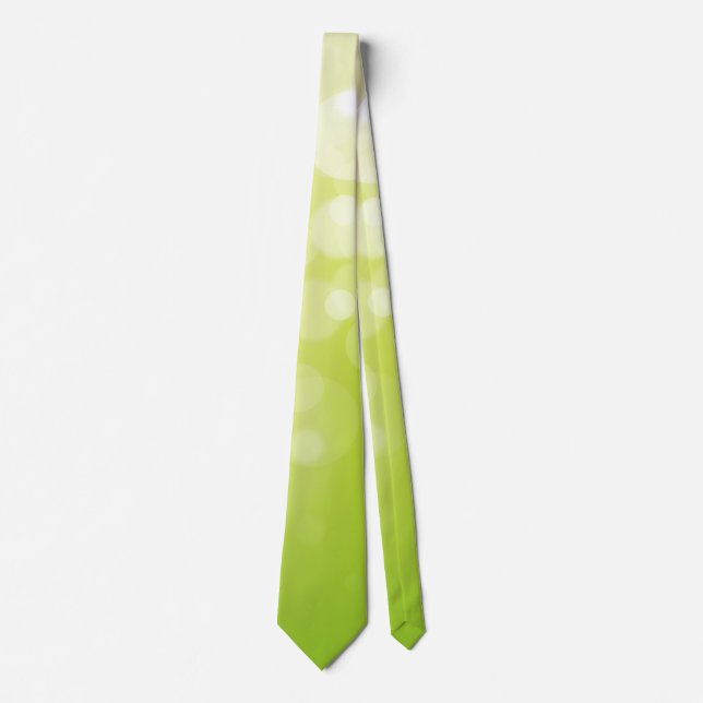Gradient Green Yellow Christmas Neck Tie Krawatte (Vorderseite)