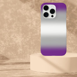 Gradient Greysexual Prilag - Graue Sexualflagge iPhone 16 Pro Hülle