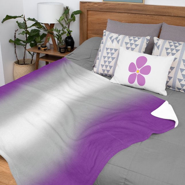 Gradient Greysexual Prilag - Graue Sexualflagge Sherpadecke (Von Creator hochgeladen)