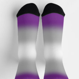 Gradient Greysexual Stolz Socken