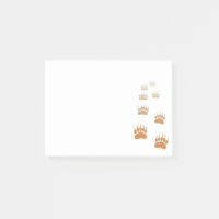 Gradient Grizzly Bär Paw Print
