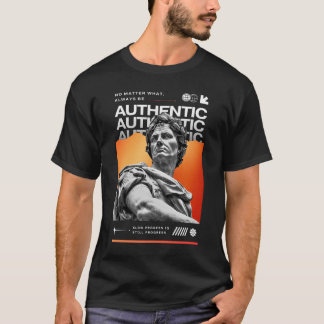 Gradient-Grunge-Skulptur T-Shirt