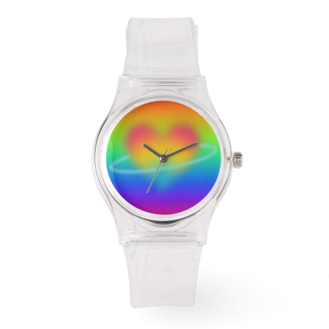 GRADIENT HEART WATCH ARMBANDUHR (Vorderseite)