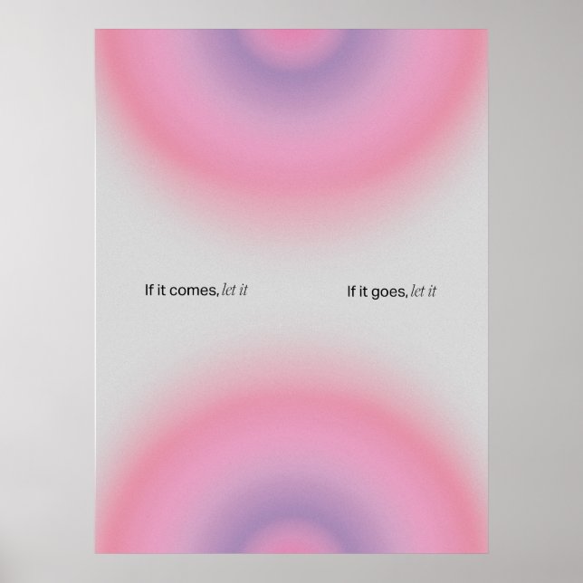 Gradient | Inspirational & decorative art Poster (Vorne)