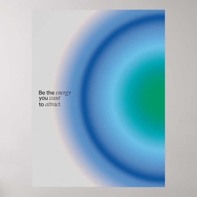 Gradient | Inspirational & decorative art Poster