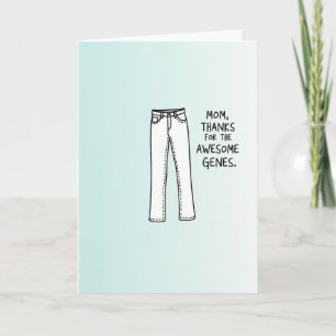 Gradient Jeans Mom Genes Karte