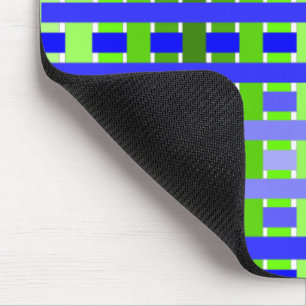 Gradient Kariert blau Mousepad