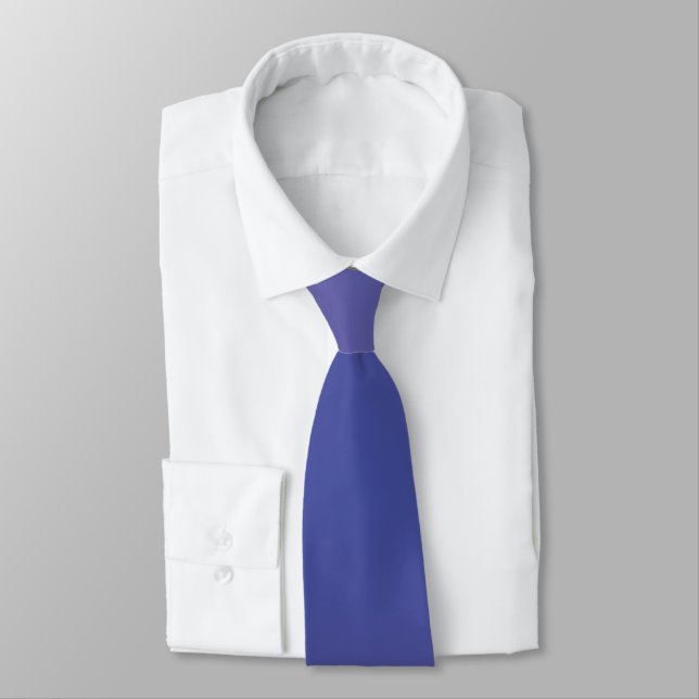 Gradient Lavender Blue Purple Gradient Tie Krawatte (Gebunden)