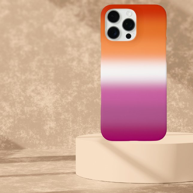Gradient Lesben-Stolzflagge – Lesbenflagge iPhone Hülle (Von Creator hochgeladen)