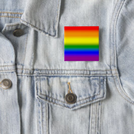 Gradient LGBTQ+ Rainbow Prilag Flag - Regenbogenfl Button