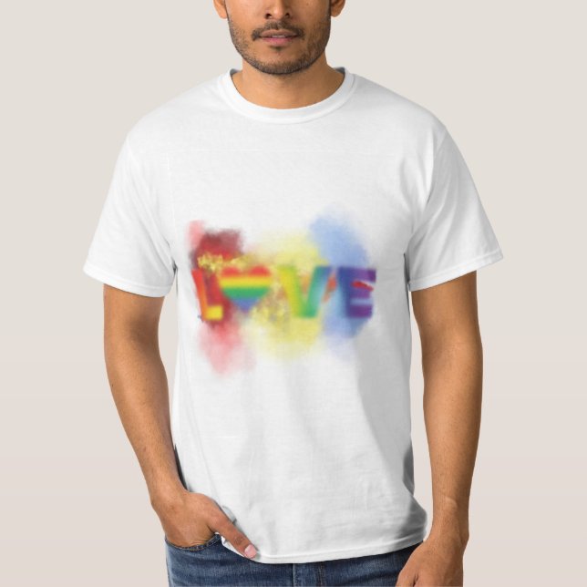 GRADIENT LIEBE T - SHIRT (Vorderseite)