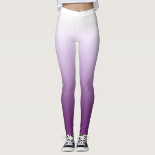 Gradient lila lilac ombre leggings