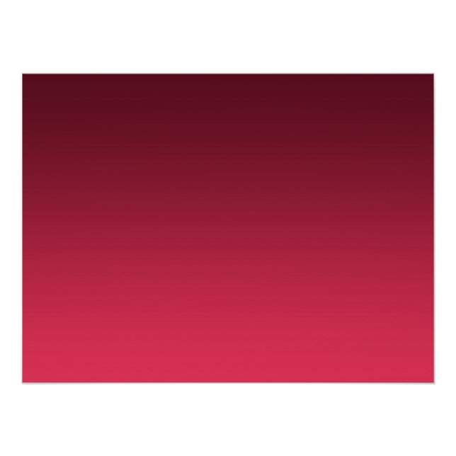 Gradient Magenta - hell bis tief | Saisonale Stimm Poster (Vorderseite)