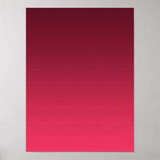 Gradient Magenta - hell bis tief | Saisonale Stimm Poster