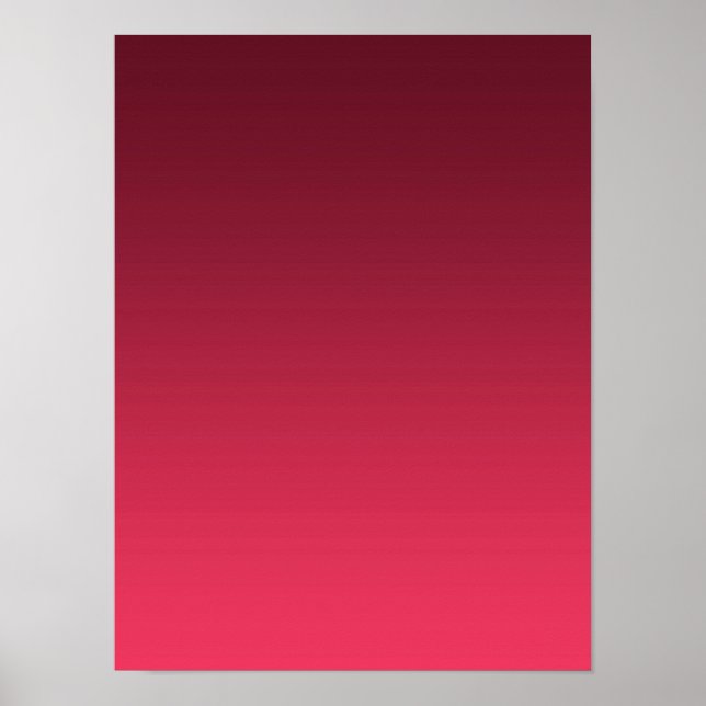 Gradient Magenta - hell bis tief | Saisonale Stimm Poster (Vorne)