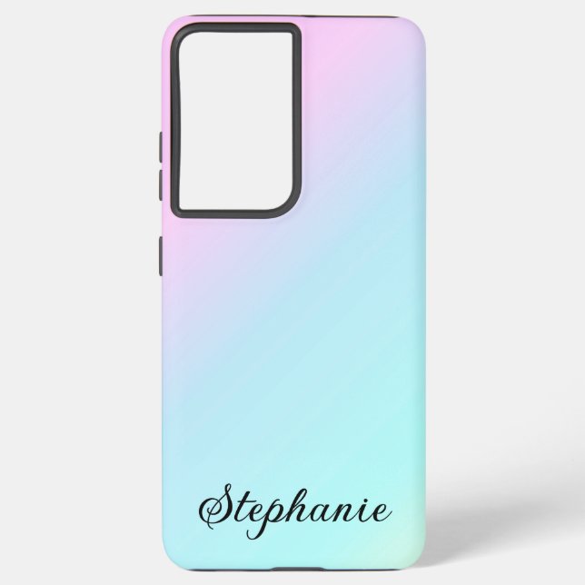 Gradient mehrfarbig samsung galaxy hülle (Rückseite)