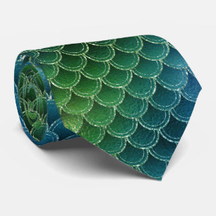 Gradient Mermaid Scale Krawatte