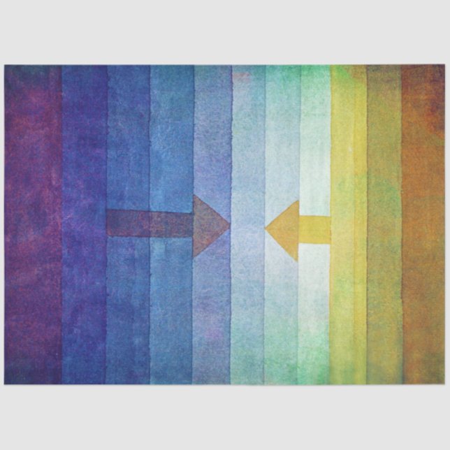 Gradient mit Arrow, Paul Klee Seidenpapier (Vorderseite)