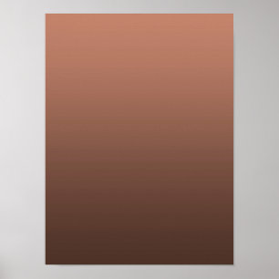 Gradient Mocha - dunkel zu hell   Saisonale Stimmu Poster