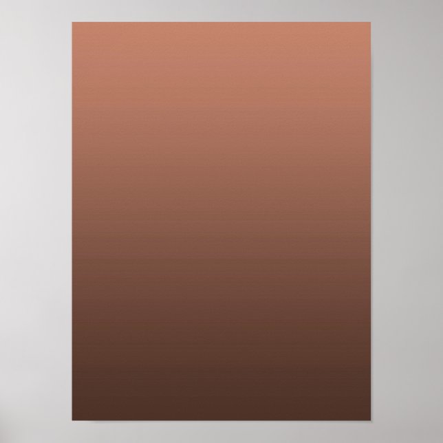 Gradient Mocha - dunkel zu hell | Saisonale Stimmu Poster (Vorne)