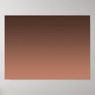 Gradient Mocha - hell bis tief   Saisonale Stimmun Poster