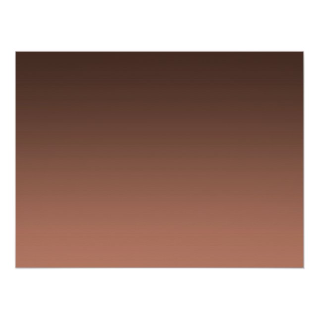 Gradient Mocha - hell bis tief | Saisonale Stimmun Poster (Vorderseite)