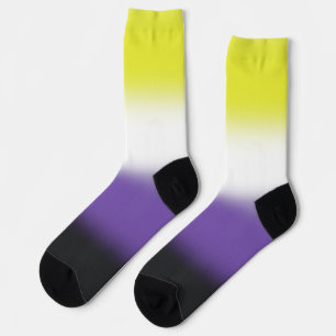 Gradient Nichtbinärer Stolz Socken