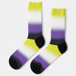 Gradient Nonbinär Prix Flag Socken