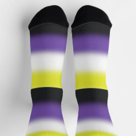 Gradient Nonbinär Prix Flag Socken