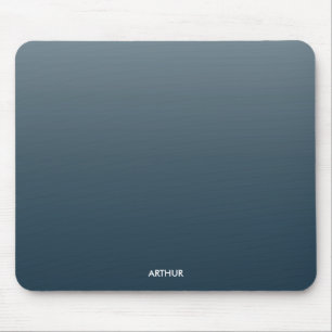 Gradient Ombre Personalisiert Blue Mousepad