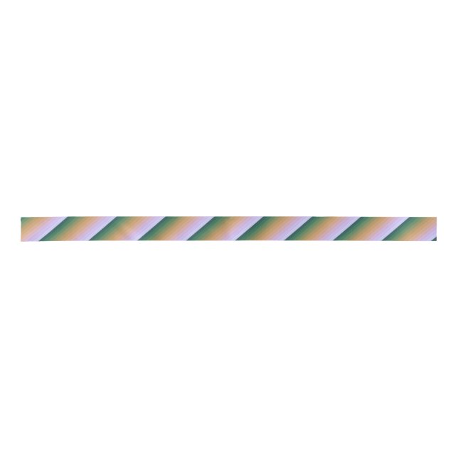 Gradient ombre Streifen ausgekleidet weich verschw Satinband (Vorderseite)