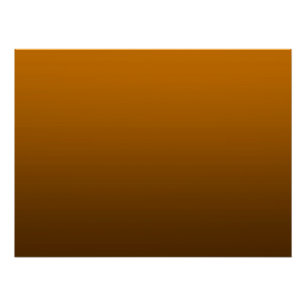 Gradient Orange - tief zu hell Stimmungs-Hinterg Poster